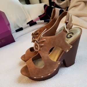 Guess studded wedges